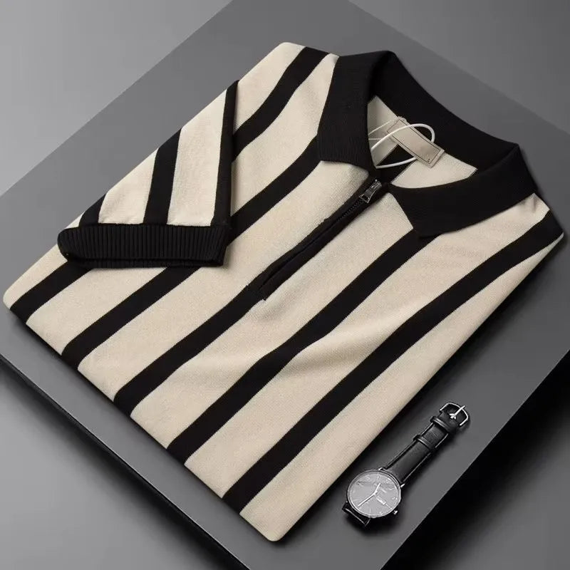 Stripe Elevate Polo