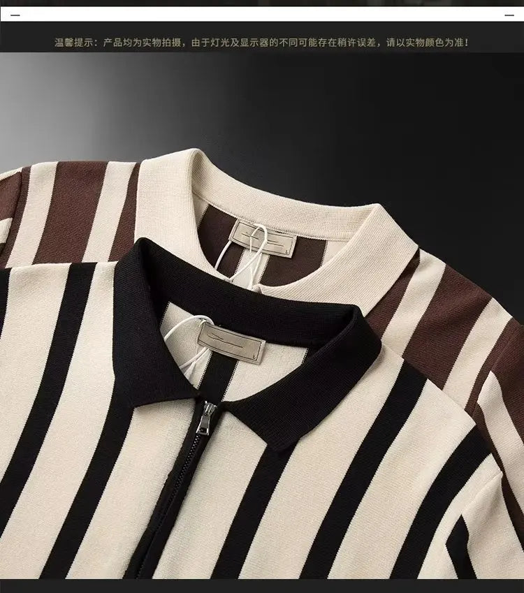 Stripe Elevate Polo