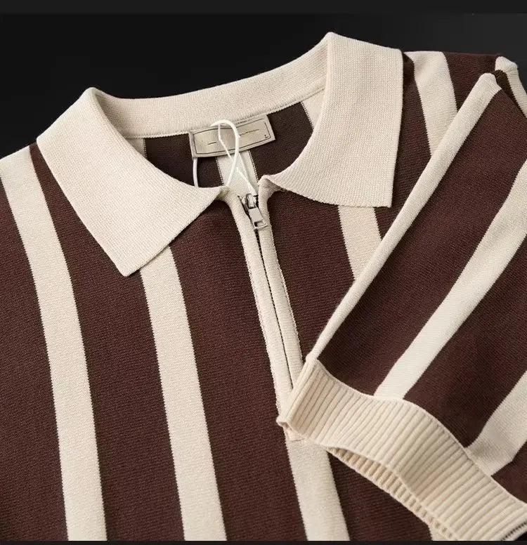 Stripe Elevate Polo