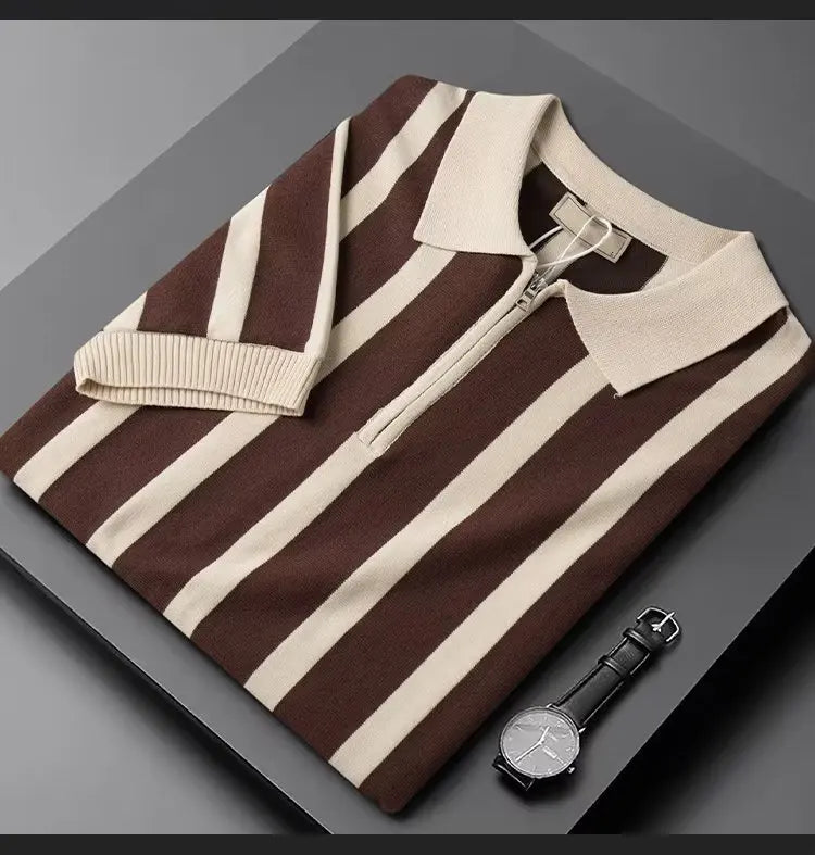 Stripe Elevate Polo