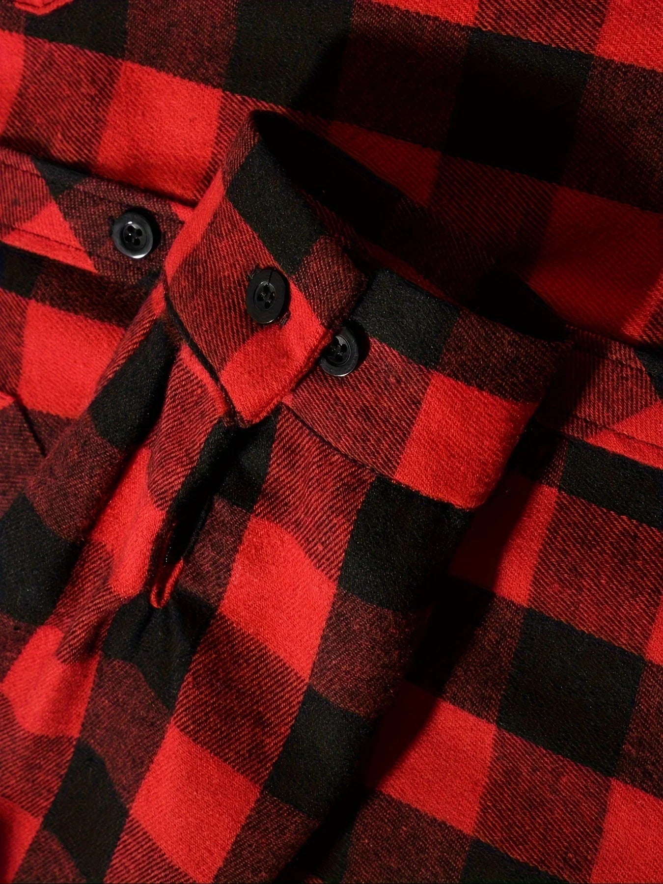 Mens Flannel Hoodie