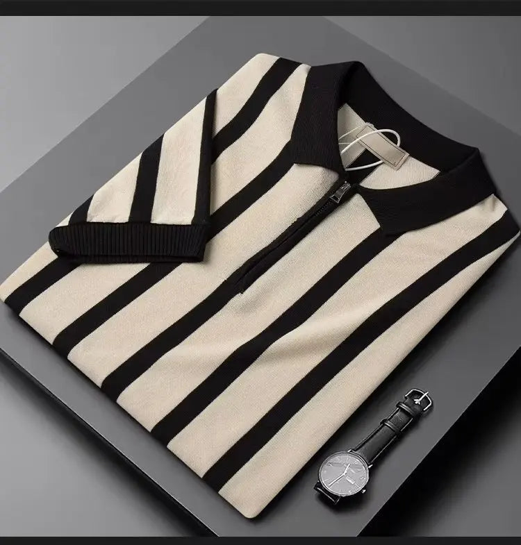 Stripe Elevate Polo