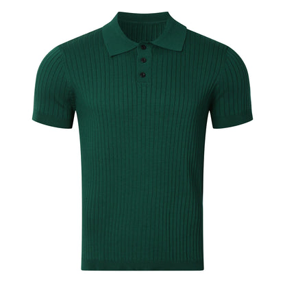Mens Knit Polo