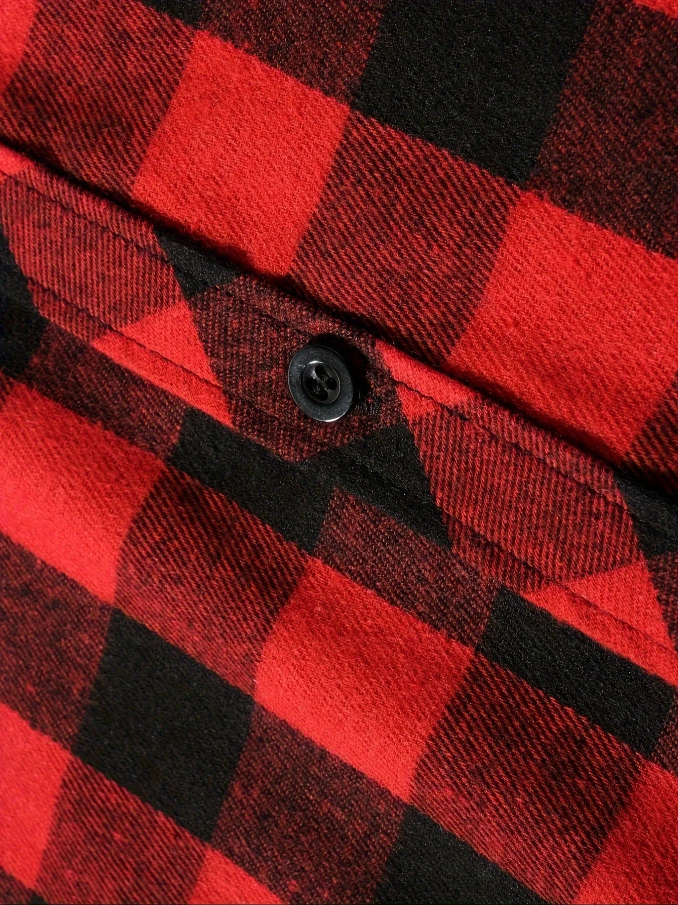 Mens Flannel Hoodie